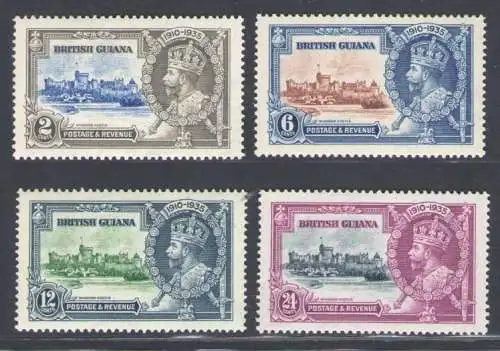 1935 British Guayana - Stanley Gibbons Nr. 301-04 - MNH **