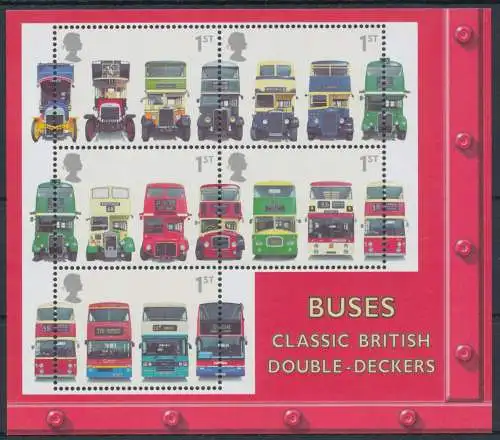 2001 Großbritannien - Doppelbusse # 14 - postfrisch **