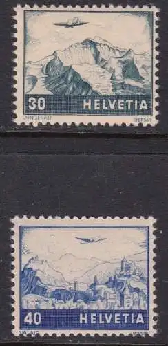 1948 SCHWEIZ, Luftpost Nr. 42/43 - postfrisch**