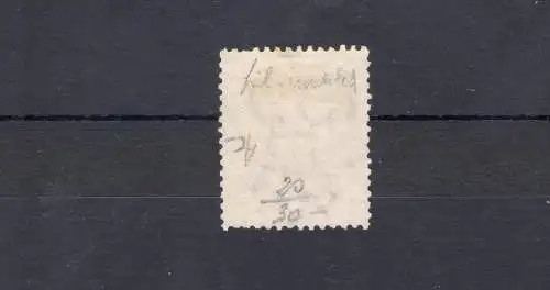 1863-71 HONGKONG - Stanley Gibbons Nr. 19W - WatermarK Inverted - Filigrana Invertita - 96 Cents brownish grey - Gebraucht - Selten!!!!!!!