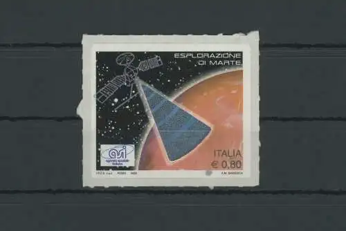 2005 Italien - Republik, Euro 0,80 Mars Nr. 2885 mit gelegentlich silberfarbenem Fleck, selten, postfrisch **