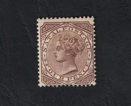 1874 WEIHNACHTEN, Stanley Gibbons # 69,4 Pence braun, MH*