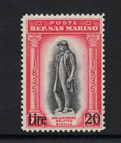 1942 San Marino, Delphico überdruckt # 227, postfrisch **