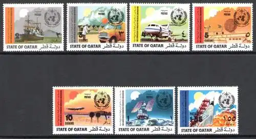 1973 QATAR, SG Nr. 471/77 - Meteorologische Organisation - MNH **