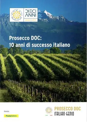 2019 Italien - Republik, Folder - Prosecco DOC Nr. 728 - MNH **