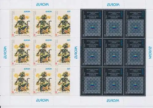 2003 EUROPA CEPT Mazedonien Nr.2 Minifogli Art Plakate MNH **