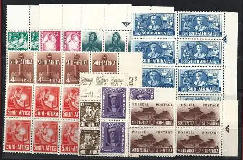 1941-46 SÜDAFRIKA , SG Nr. 88/96 MNH/** 4er