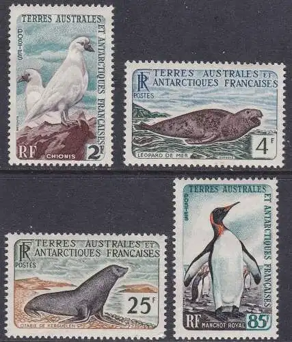 1960 TAAF, FRANZÖSISCHE ANTARKTIS - Dallay 16/19 MNH/**