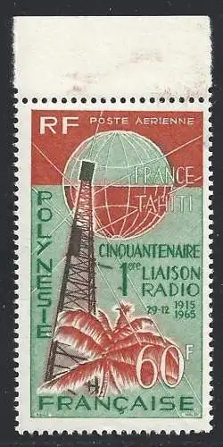 1966 POLYNESIEN - Luftpost Nr. 16 postfrisch **