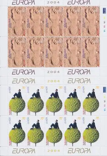 2004 EUROPA CEPT Armenien Minifogli Le Vacanze MNH **