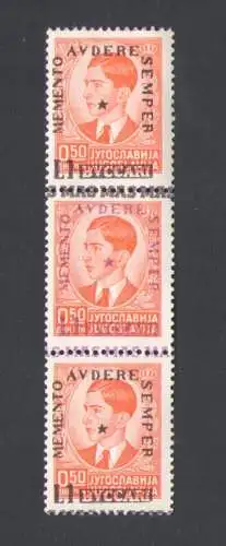 1941 Zona Fiumano Kupa, Beffa di Buccari, Nr. 35,35C,35B - MNH**