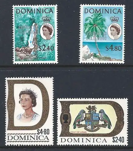 1968-1970 DOMINICA - Serie der Yvert-Zeit über Euro 125 MNH/**