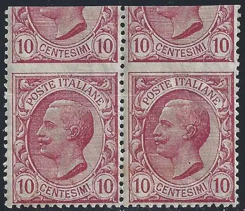 1906 Königreich, Nr. 82h ungezähnt oben MNH** EINZELPREIS