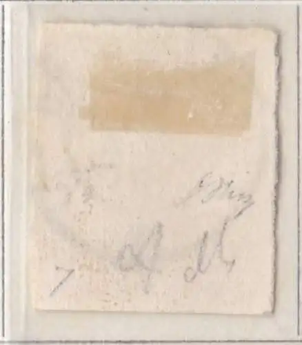 1859 - 63 LUXEMBURG - Nr. 7 12 1/2c. rosa GEBRAUCHT Olivkürzel