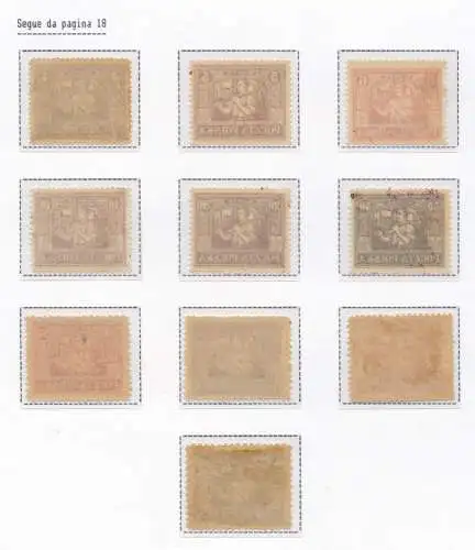 1922-23 POLEN Oberschlesien, Nr. 1/20 MNH/** Einige oxidiert siehe Scans