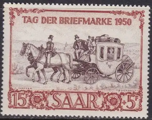 1950 SAAR Nr. 270 postfrisch/**