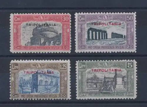 1929 TRIPOLITANIEN, Nr. 50/53, Miliz II, POSTFRISCH**