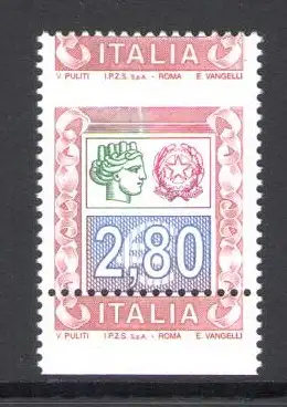 2004 Italien, 2,80 Euro Hohe Werte, Doppel Italien Nr. 2776 Bc MNH **