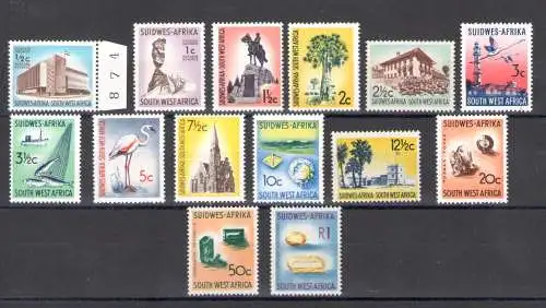 1961-62 Südwestafrika - Yvert Nr. 354/66 - postfrisch**