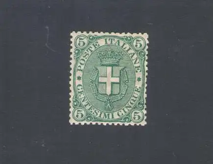 1891-96 Italien - Wappen Sabuado, zentriert, Nr. 59 - postfrisch **