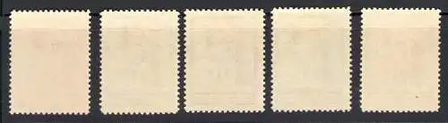 1932 SAN MARINO, Eröffnung Palazzo delle Poste, Nr. 159-163 - MNH ** Zertifikat Philatelie De Simoni