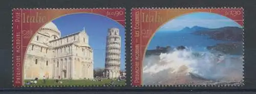 2002 UNO Genf UNESCO Welterbe Italien Gemeinsame Ausgabe Nr. 2682/2683 - postfrisch**