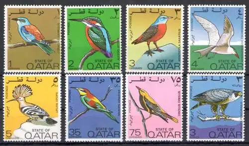 1972 QATAR, SG Nr. 391/98 - Vögel - postfrisch **