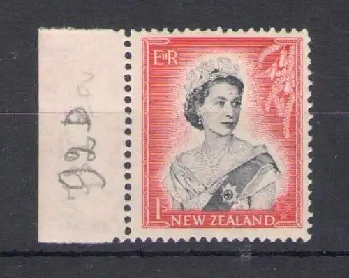 1953-59 NEUSEELAND - SG 732b - Die II - Elisabetta II - MNH **