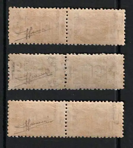 1914-22 Italien, Postpakete, hohe Werte 17/19, Knoten Savoyen, postfrisch **