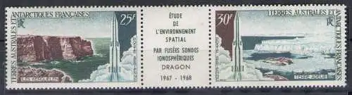 1968 TAAF - FRANZÖSISCHE ANTARKTIS - Luftpost Katalog Yvert Nr. 16a - MNH**