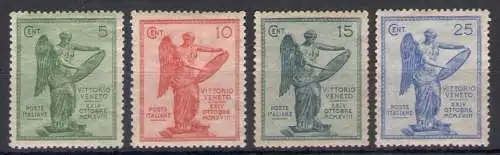 1921 Italien - Königreich, Nr. 119-22, 3. Jahrestag des Sieges, 4 Werte - postfrisch **