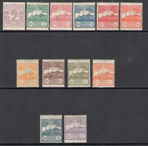 1903 SAN MARINO, Nr. 34/45 - Raybaudi Zertifikat - MNH**