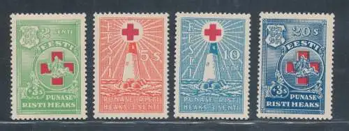 1931 Estland - Nr. 113/16 Pro Rotes Kreuz - postfrisch**