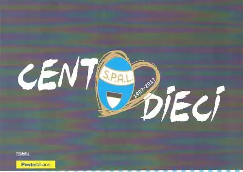 2017 Italien - Republik, Folder - Spal Calcio Nr. 540 - postfrisch **