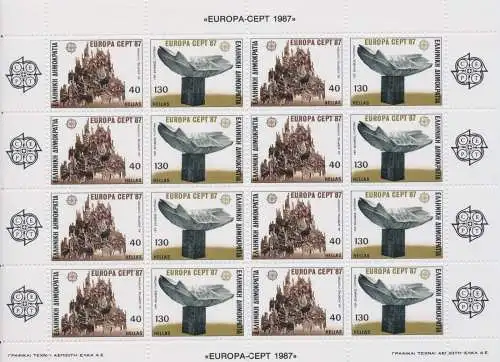 1987 EUROPA CEPT Griechenland Kleinbogen Moderne Architektur postfrisch **