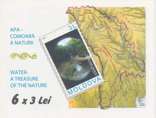 2001 EUROPA CEPT Moldawien Libretto MNH **