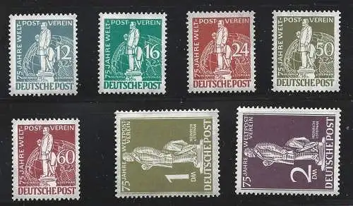 1949 BERLIN, Nr. 21/27 UPU 7 Werte MNH/**