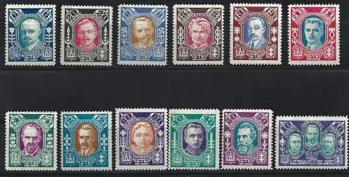 1922 Litauen - Nr. 117/128 - 12 Werte - MH*