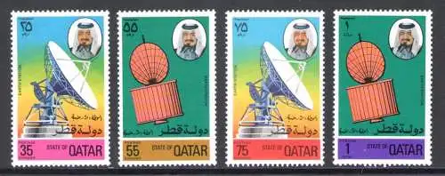 1976 QATAR, SG Nr. 580/83 - Satellitenstation - postfrisch **