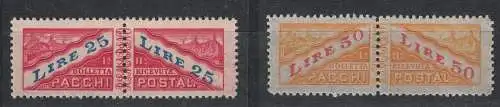 1946 San Marino, Postpakete Nr. 31/32, filigrane Krone, postfrisch**