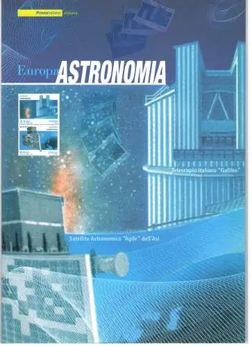 2009 Italien - Republik, Folder - Astronomie Nr. 195 postfrisch **