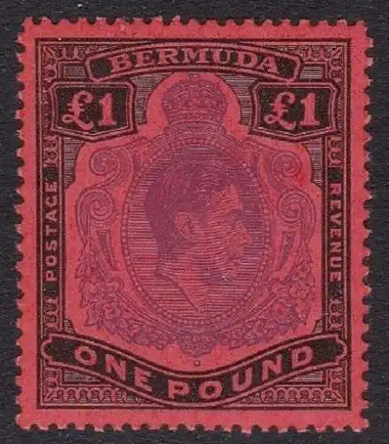 1951 BERMUDA, SG 121d £ 1 MNH/**