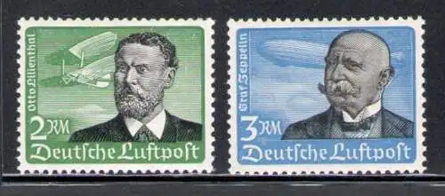 1934 Germania Reich, Yvert Nr. 52/53, postfrisch**