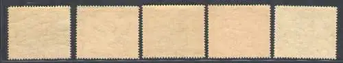 1920 Bahamas - Stanley Gibbons Nr. 106/110, postfrisch**