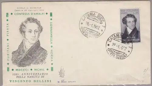 1952 REPUBLIK - Bellini Nr. 682 VENEDIG NICHT GEREIST