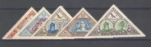 1933 Litauen/Litauen/Lietuva - PA Nr. 71/75 5 Werte MLH/*