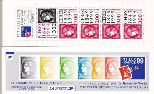 1999 FRANKREICH - Nr. 3189 Libretto MNH / **