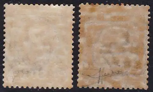 1908 Konstantinopel, n. 18/19 IV. Lokalausgabe postfrisch/**