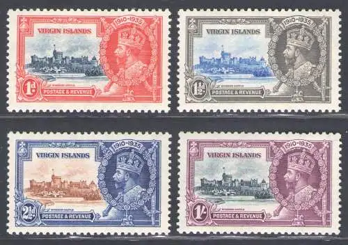 1935 Britische Jungferninseln, Stanley Gibbons Nr. 103-06 - MNH **