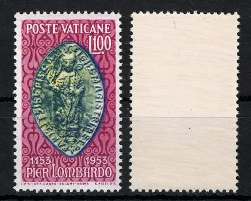 1953 Vatikan, Pier Lombardo # 173, postfrisch**